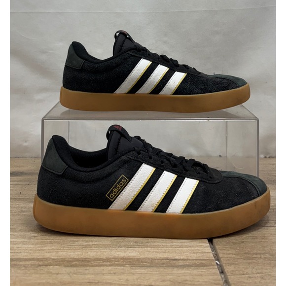 Adidas Campus Black Gum Sole Suede Casual Sneakers Women's Size 8 - Picture 1 of 10